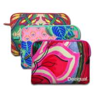 Colorful Custom Neoprene sleeve laptop in flowers printing